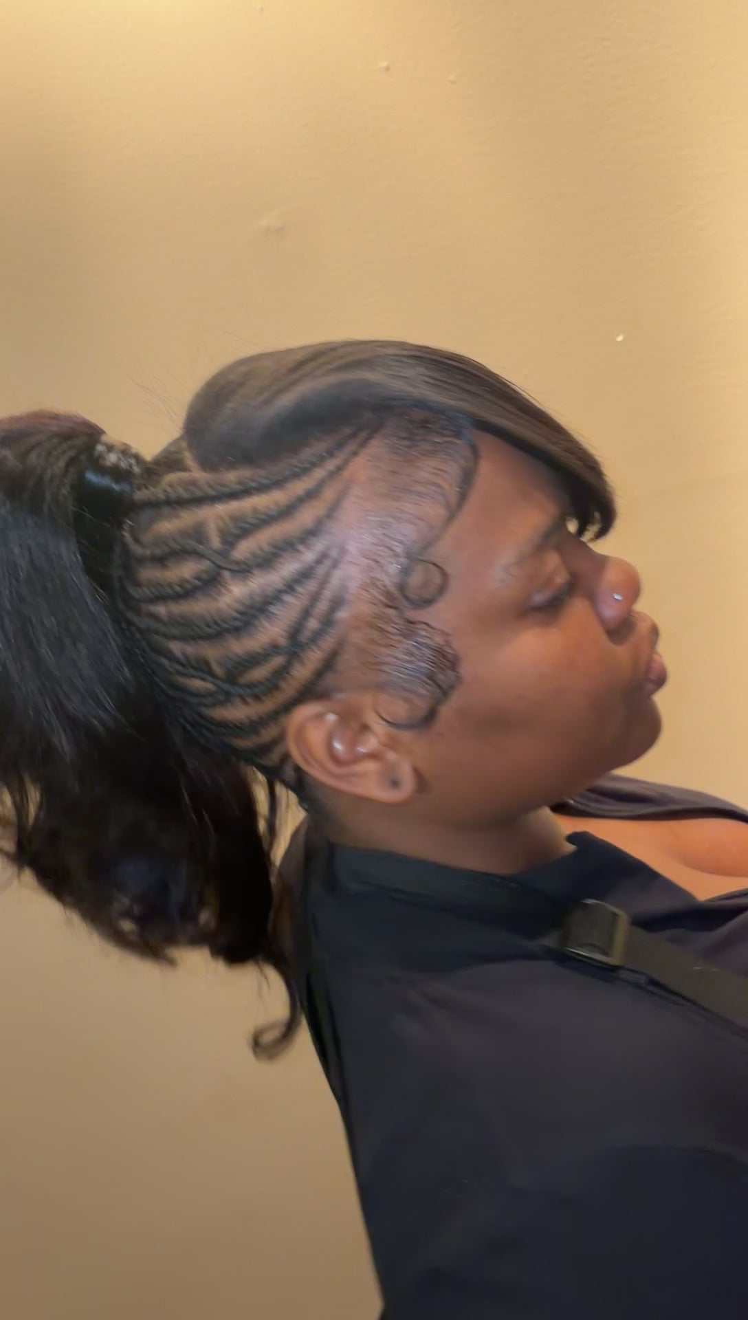 Braided Cassie ponytail